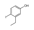 3-乙基-4-碘苯酚结构式
