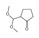 2-(dimethoxymethyl)cyclopentan-1-one Structure