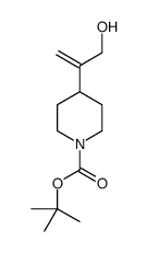 tert-butyl 4-(3-hydroxyprop-1-en-2-yl)piperidine-1-carboxylate结构式