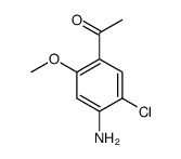 1-(4-氨基-5-氯-2-甲氧基苯基)-乙酮结构式