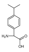 (2S)-2-amino-2-(4-propan-2-ylphenyl)acetic acid结构式