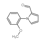 1-(2-甲氧基-苯基)-1H-吡咯-2-甲醛结构式