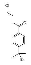 1-[4-(2-bromopropan-2-yl)phenyl]-4-chlorobutan-1-one Structure