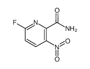 6-fluoro-3-nitropyridine-2-carboxamide Structure