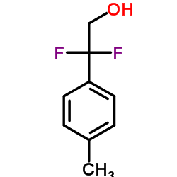 2,2-Difluoro-2-(4-methylphenyl)ethanol Structure