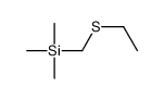 ethylsulfanylmethyl(trimethyl)silane Structure