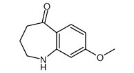 8-甲氧基-3,4-二氢-1H-苯并[b]氮杂革-5(2H)-酮结构式