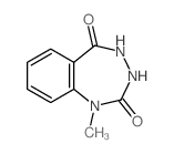 2-methyl-2,4,5-triazabicyclo[5.4.0]undeca-7,9,11-triene-3,6-dione结构式