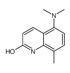5-(dimethylamino)-8-methyl-1H-quinolin-2-one结构式