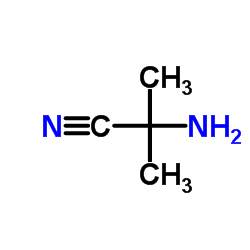 2-Amino-2-methylpropanenitrile structure
