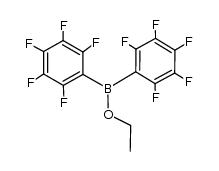 ethoxy[bis(pentafluorophenyl)]borane结构式