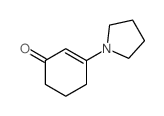 2-Cyclohexen-1-one, 3- (1-pyrrolidinyl)-结构式