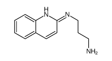 N-(喹啉-2-基)丙烷-1,3-二胺结构式