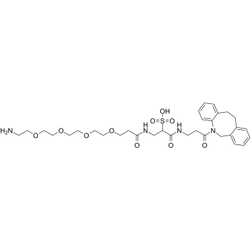 Sulfo DBCO-PEG4-amine结构式