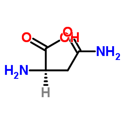 D-天冬酰胺一水物结构式