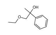 1-ethoxy-2-phenyl-propan-2-ol结构式