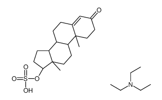 Testosterone Sulfate Triethylamine Salt Structure