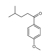 1-(4-methoxyphenyl)-4-methylpentan-1-one结构式