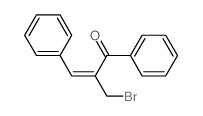 Chalcone, a-(bromomethyl)-, (Z)- (8CI) structure