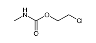 methyl-carbamic acid-(2-chloro-ethyl ester) Structure