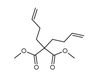 2,2-di-(2-butenyl)malonic acid dimethyl ester结构式