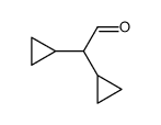 dicyclopropylacetaldehyde Structure