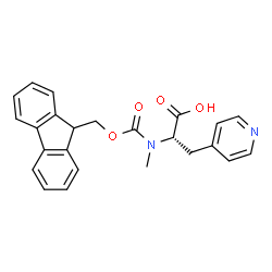 Fmoc-N-Me-3-(4-py)-L-Ala Structure