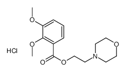 2-morpholin-4-ylethyl 2,3-dimethoxybenzoate,hydrochloride结构式