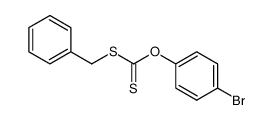 S-Benzyl-O-(4-brom-phenyl)-dithiocarbonat Structure
