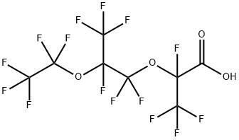 全氟-2,5-二甲基-3,6-二氧杂辛酸结构式