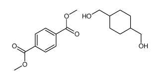 dimethyl benzene-1,4-dicarboxylate,[4-(hydroxymethyl)cyclohexyl]methanol Structure