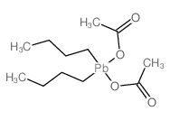 Plumbane,bis(acetyloxy)dibutyl- (9CI) Structure