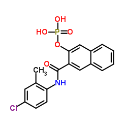 萘酚AS-TR磷酸酯结构式