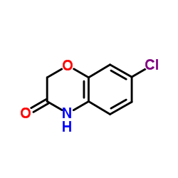 7-Chloro-2H-benzo[b][1,4]oxazin-3(4H)-one Structure
