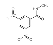 Benzamide,N-methyl-3,5-dinitro-结构式