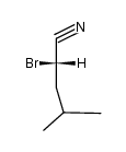 (2S)-2-bromo-4-methylpentanenitrile结构式