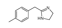2-[(4-methylphenyl)methyl]-4,5-dihydro-1H-imidazole结构式