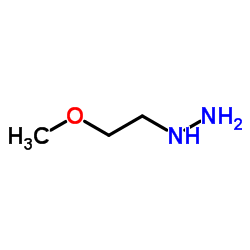 (2-Methoxyethyl)hydrazine Structure