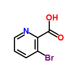 3-溴-2-吡啶羧酸结构式