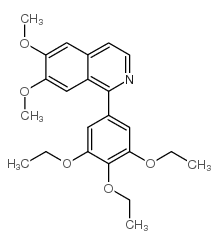 6,7-二甲氧基-1-(3,4,5-三乙氧基苯基)喹啉结构式