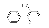 (Z)-3-Chloro-2-methyl-3-phenyl-acrylaldehyde结构式