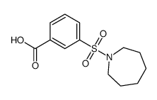 3-(azepan-1-ylsulfonyl)benzoic acid Structure
