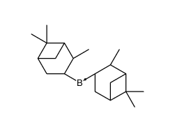 bis[(1R,3R,4R,5R)-4,6,6-trimethyl-3-bicyclo[3.1.1]heptanyl]boron Structure