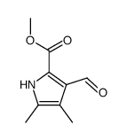 3-甲酰基-4,5-二甲基-1H-吡咯-2-羧酸甲酯结构式