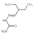 Hydrazinecarboxamide,2-(2-ethylbutylidene)-结构式