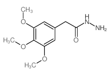 2-(3,4,5-Trimethoxyphenyl)acetohydrazide结构式