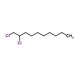 1,2-二氯癸烷结构式