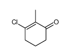 3-chloro-2-methylcyclohex-2-en-1-one结构式