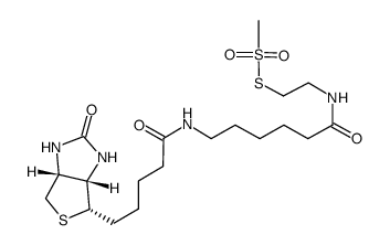 N-Biotinylcaproylaminoethyl Methanethiosulfonate Structure