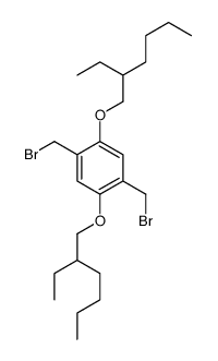 1,4-bis(bromomethyl)-2,5-bis(2-ethylhexoxy)benzene Structure